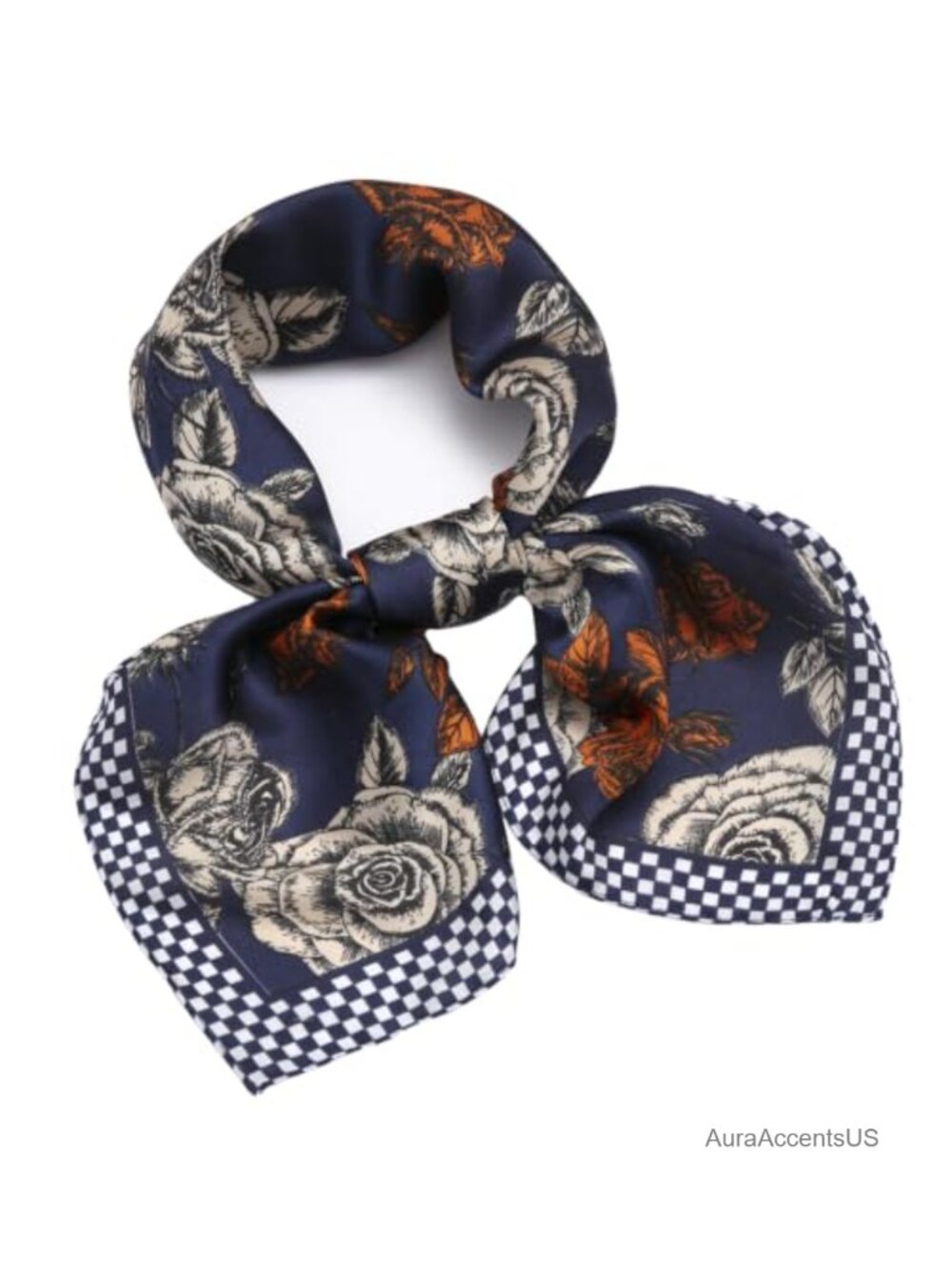 27 inch Silk Satin Scarf Square Head Scarves Neck Scarfs for Women